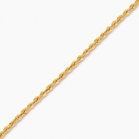 Bracelet maille en or