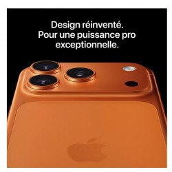 Apple iPhone 17 pro orange cosmique 256 Go