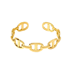 Bracelet Jonc Maille en Acier Inoxydable (élégant & intemporel)