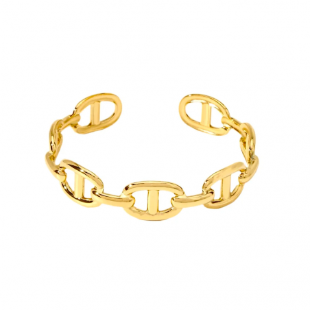 Bracelet Jonc Maille en Acier Inoxydable (élégant & intemporel)