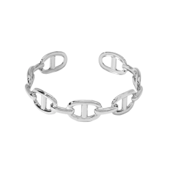 Bracelet Jonc Maille en Acier Inoxydable (élégant & intemporel)