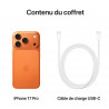 Apple iPhone 17 pro orange cosmique 256 Go